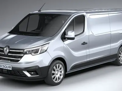 Renault Trafic Van L2H1 2021 3D model purchase