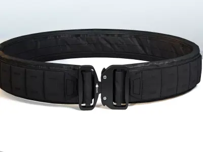  Tactical belt with metal quick release buckle 3D model