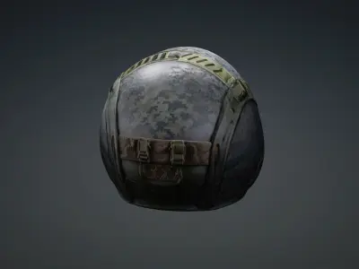 Military helmet PBR 4k  Low-poly 3D model