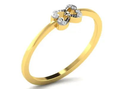  Engagement ring 55 light weight 3dm cad files  part 04 3D print model