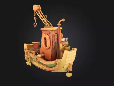 Tugboat Journeya  Small Vessel Big Adventures 3D model