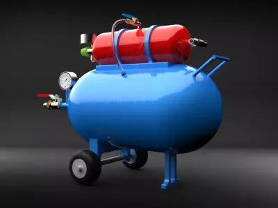 Air Storage Tanks 3D model