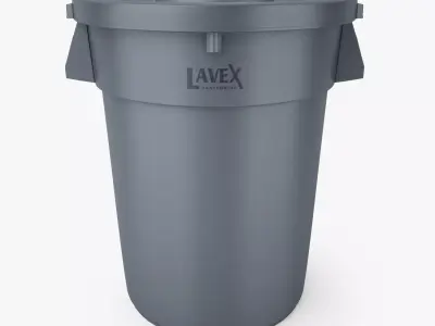 Lavex Janitorial Trash Can 3D Model 3D model