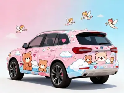 Cupid Arrow Racing SUV 3D Model Low-poly 3D model