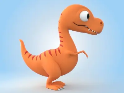 Baby T-rex 3D model
