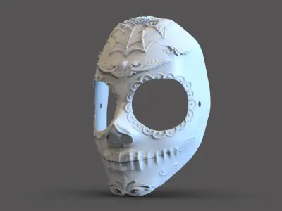Catrina Mask 3D print model