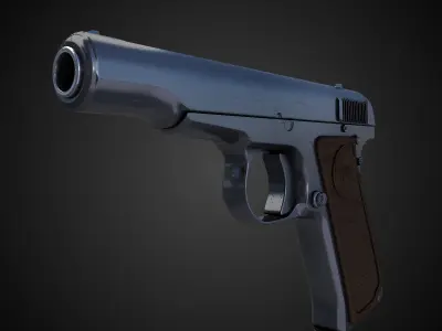 Remington Model 51 Hi-Res 3D model