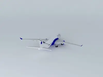 KerbishAir Airbus A330 200 Free 3D model