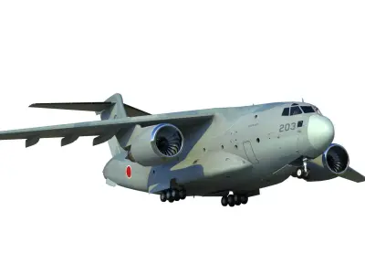 Kawasaki C-2 3D model buy