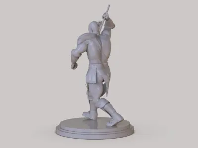 Barbarian Sculpture 3D print model