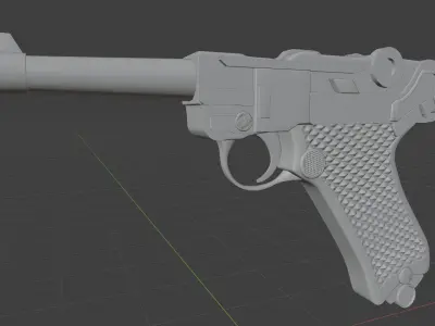 LUGER P08 3D model