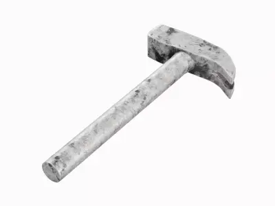 Iron Hammer 04 Low-poly 3D model