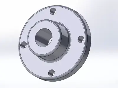 flange metal 3D model
