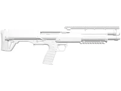KelTec KSG 12 Ga Bullpup Shotgun 3D print model
