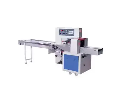 Automatic Pillow Packaging Machine Pizza Cookies Candy Bread 3D model
