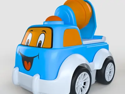 KIDS TOY TRUCK 3D model