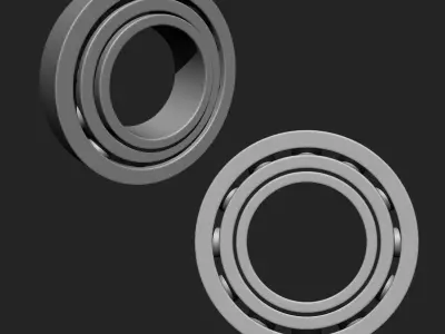 Bearing Collection Imm Brush Pack 15 in one 3D model