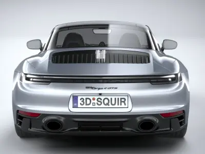 Porsche 911 Targa 4GTS 2022 3D model purchase
