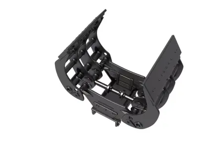 Excavator Grapple - Hydraulic sorting grab 3D print model purchase