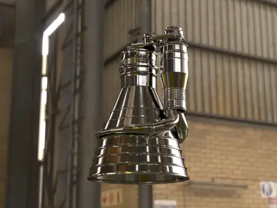 Rocket Engine 3D model