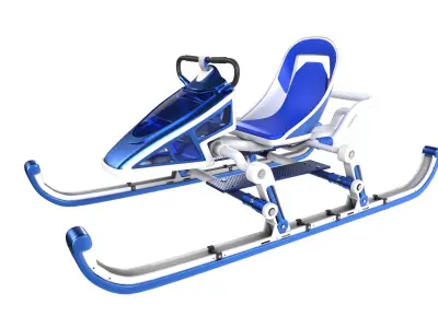 Sled vehicle 3D model