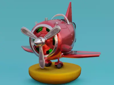 aircraft toy airplane 3D model