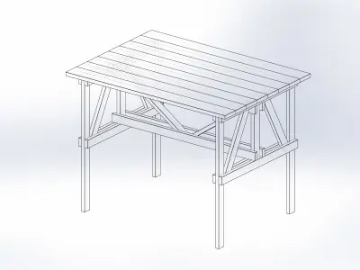 Enzo Mari - WORKTABLE 3D model