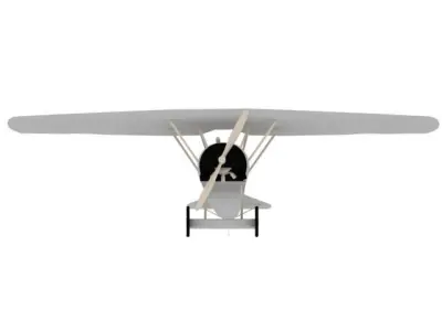 AIRCRAFT FOKERD7 3D model