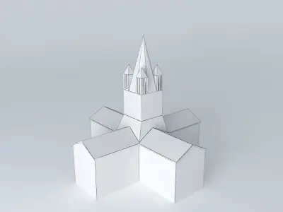 Church Villetourix Free 3D model