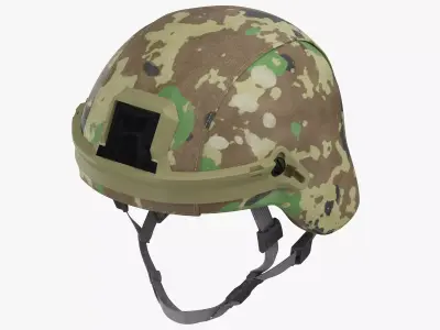 Advanced Combat Helmet Worn 3D model