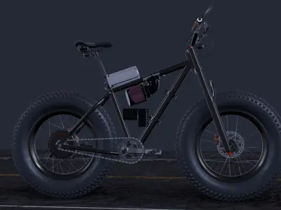 Foldable Bike 3D model