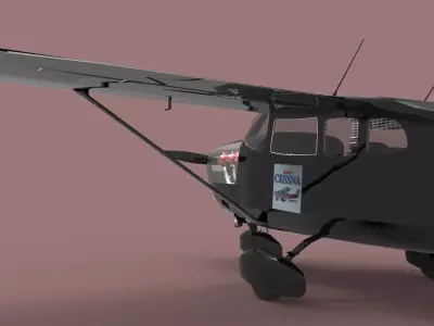 Cessna 206 Free 3D model