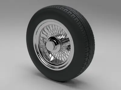 Classic Wheel T 3D model
