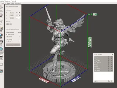 Steampunk Fairy Pinup 3D print model