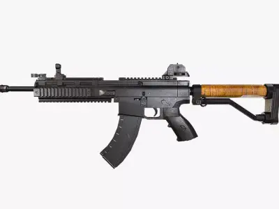 Ruger SR-556 Rifle 3D model