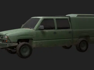 Chevrolet Silverado Low-poly 3D model