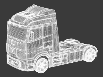 Electric Truck 3D model purchase