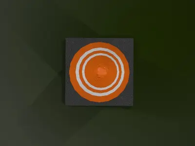 Traffic cone Free low-poly 3D model buy