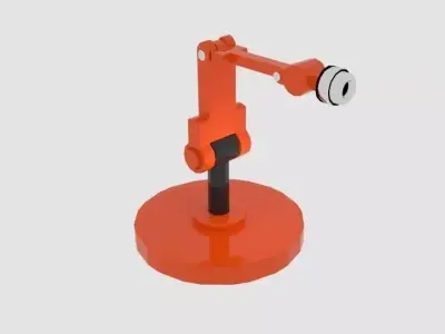  Robotarm Cylinder  Free low-poly 3D model