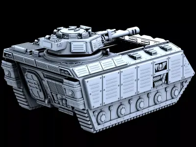 Apex Guardian Troop Transport Grim Dark style original Design 3D print model
