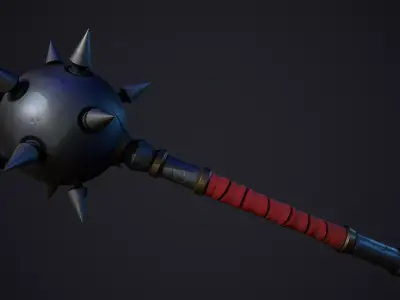 Stylized Fantasy Hammer Pack Low-poly 3D model