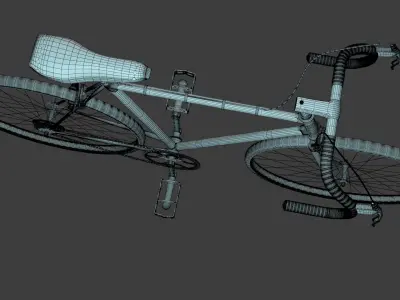 Bicycle 3D model 4