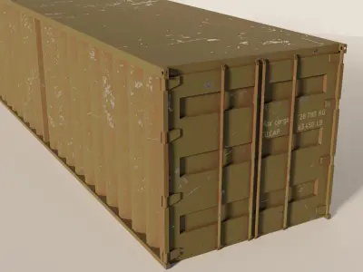 Container Free low-poly 3D model purchase