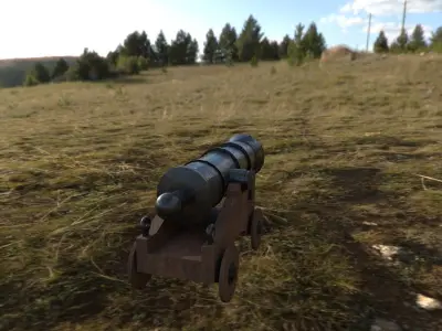 Cannon 3D model