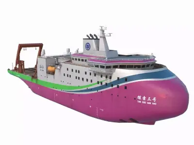 Scientific Research Ship - Explorer III 3D model
