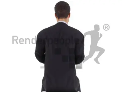 Brandon Animated 002 Sitting