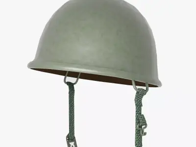 3D Army Helmet USA M1 model Low-poly 3D model