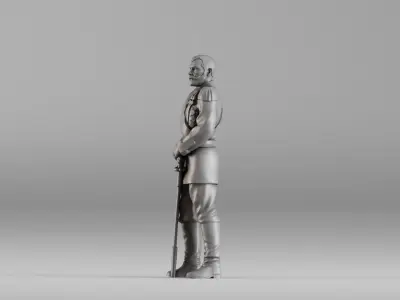 001605 Tsar Nicholas II 3D print model