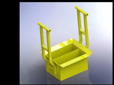 Small Concrete Block Machine 3D model