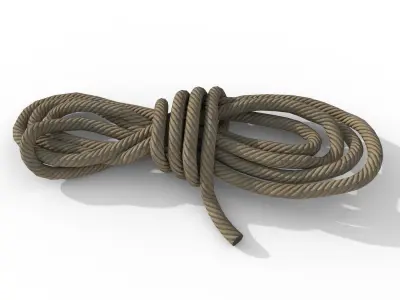 Rope - PBR Game Ready Low-poly 3D model